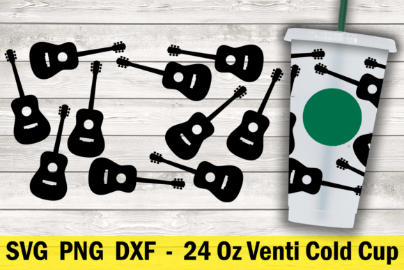 Acoustic 24 Oz Cold Cup Wrap