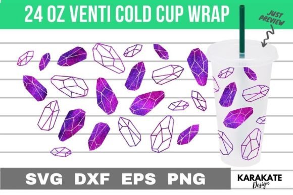 Amethyst Venti Cup Wrap