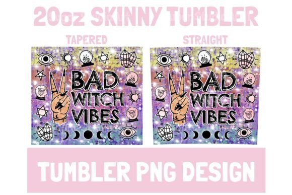 Bad Witch Vibes 20oz Skinny Tumbler