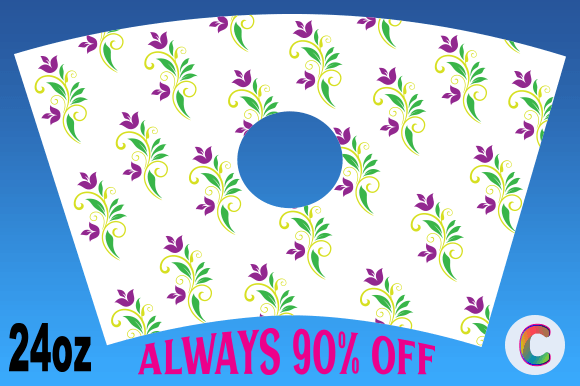 Floral 24oz Cold Cup