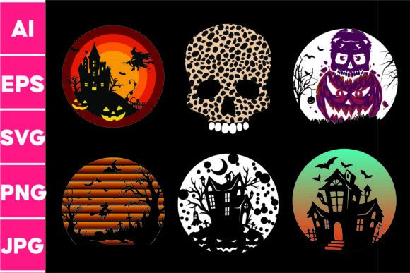 Halloween Graphics Vector Art in Svg Png