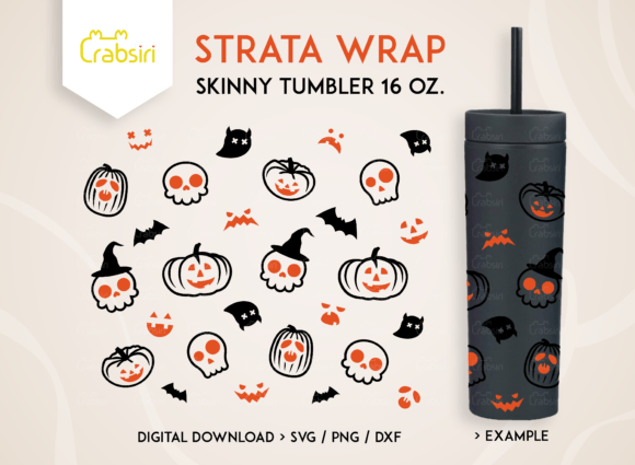 Halloween Night 16oz Strata Tumbler