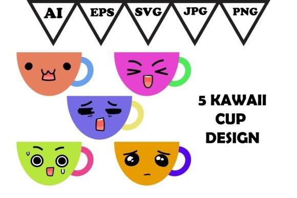 Kawaii Cup Design Set