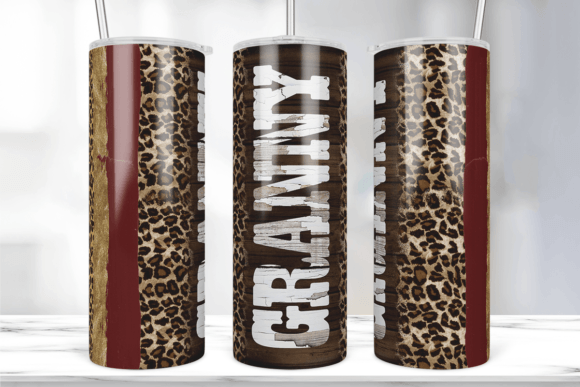 Leopard Mothers Grannny Tumbler Wrap