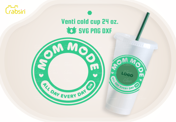 Mom Mode 24oz Cold Cup