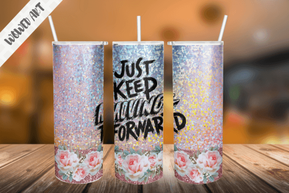 Pink Rose 20 Oz Skinny Tumbler Wrap