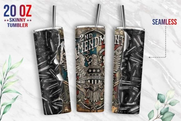 Second Amendment Tumbler Wrap