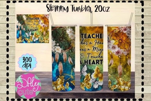 Teacher Life Tumbler PNG, Dream Catchers